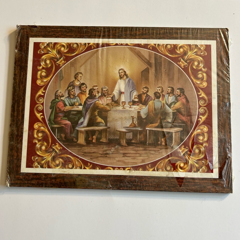 PRECIOUS MEMORIES GIFT COLLECTION USA MADE LAST SUPPER WALL PLAQUE